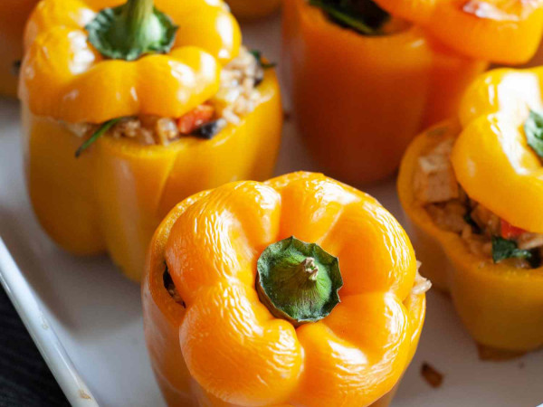 Tempting Nutritious Stuffed Peppers for Vegetarians