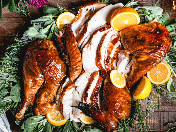 Smoked Turkey with Citrus Honey Brine