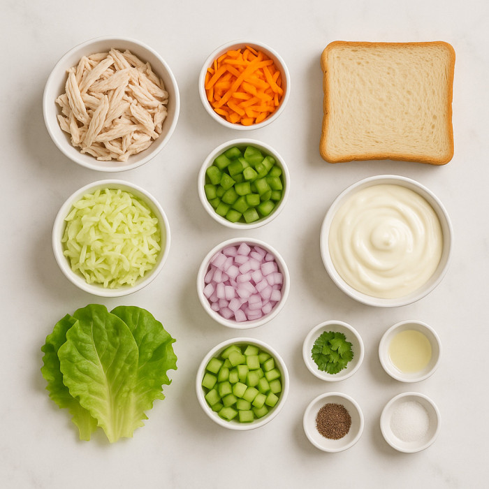 Mayonnaise Chicken Sandwich ingredients