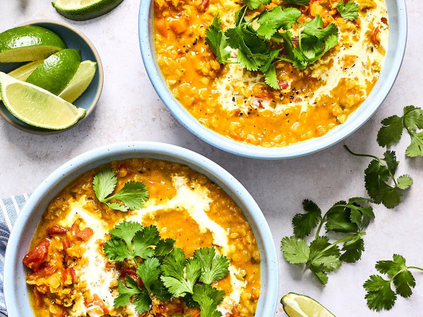 Spiced Lentil Curry Soup