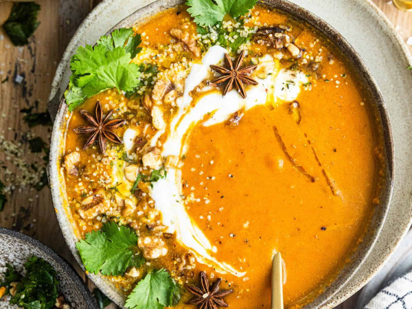 Carrot Bisque with a Smoky Twist