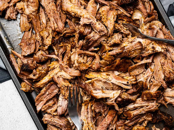 Tender Pork Cooked Slowly to Perfection