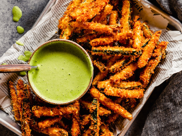 Fried Green Zucchini by Kelli