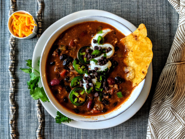 Chorizo Chili Infused with Chocolate
