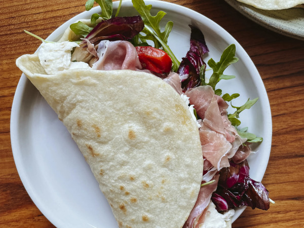 Romagna-style Piadina (Italian Flatbread)