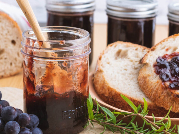 Jam Made with Concord Grapes and Onions