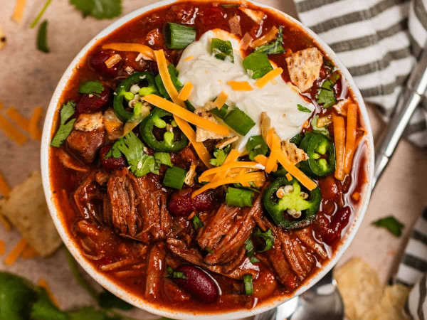 Slow-Cooked Beef Chili Stew