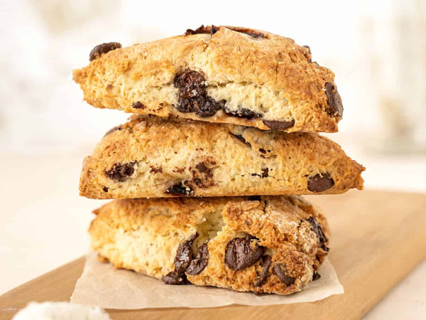 Rich Chocolate-Cherry Scones