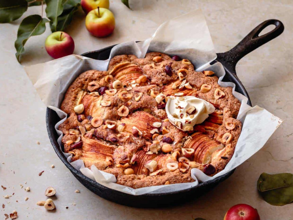 Apple Cake Using Cassava Flour