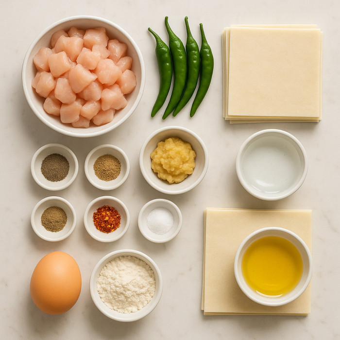 Chicken Stuffed Rolls ingredients