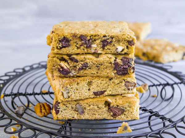 Brown Butter Bourbon Blondies