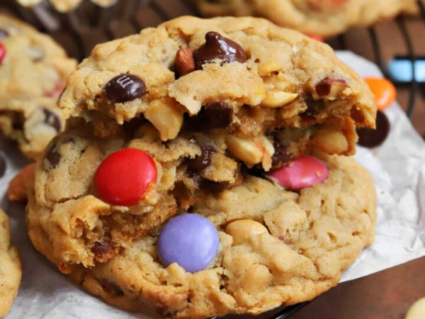 Homemade Cookies with Trail Mix