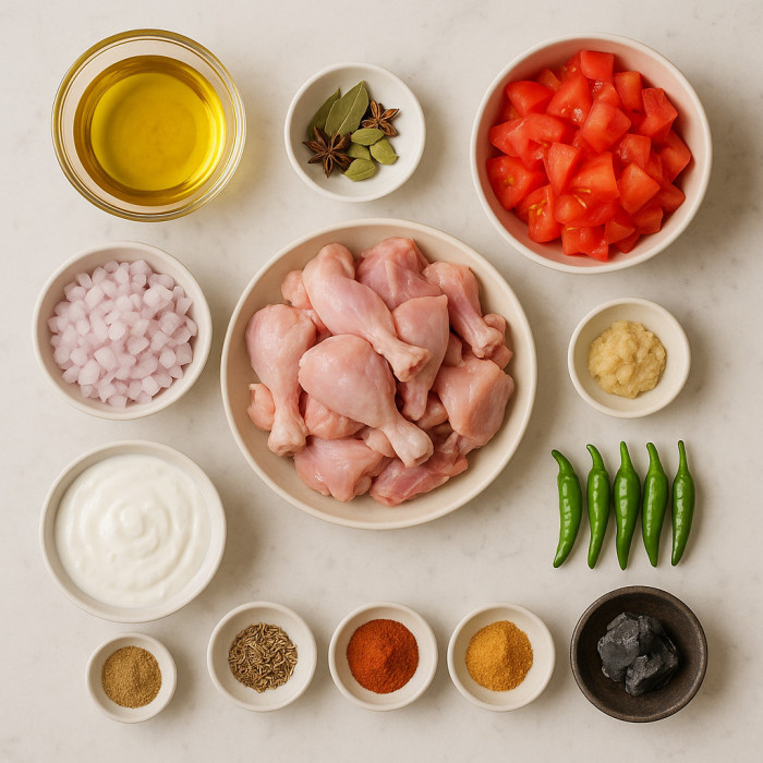 Shinwari Chicken Stew ingredients