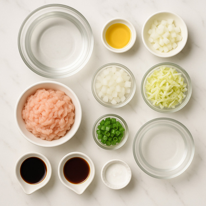 Noodles in Chicken and Cabbage Broth ingredients