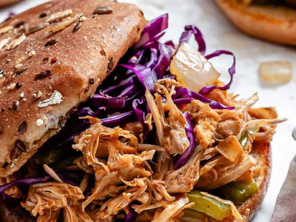 Slow-Cooked Jackfruit Sandwiches