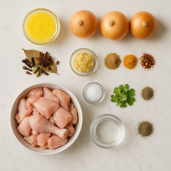 Curry for a Wedding Gathering ingredients