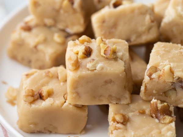 Fudge Made with Maple Syrup