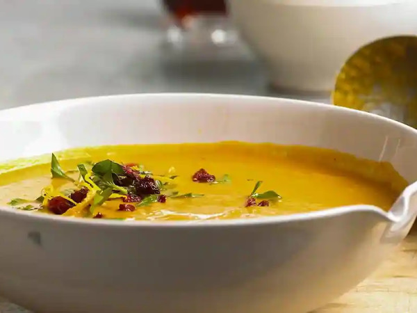 Pumpkin Soup with Banana and Curry from South Africa