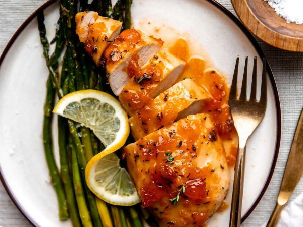 Apricot Sauce Chicken Breasts