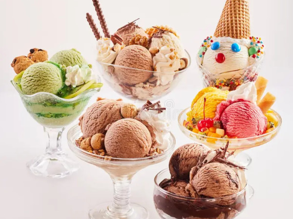 Five-Taste Ice Cream Delight