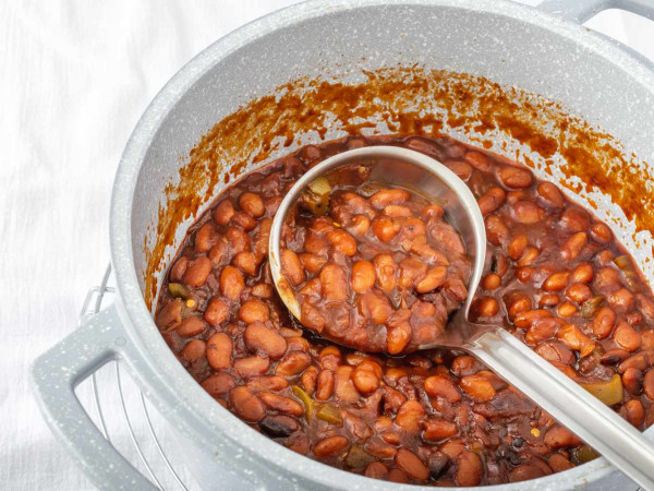 Rustic Cowboy Baked Beans