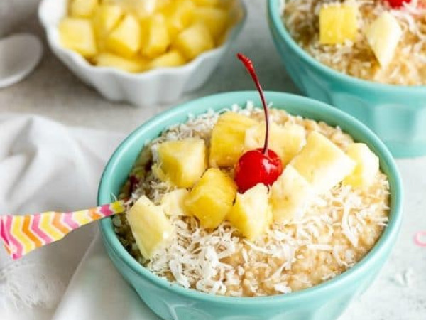 Tropical Pina Colada Steel-Cut Oats