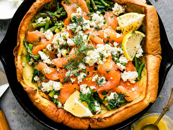 Dutch Baby with Earl Grey Flavor