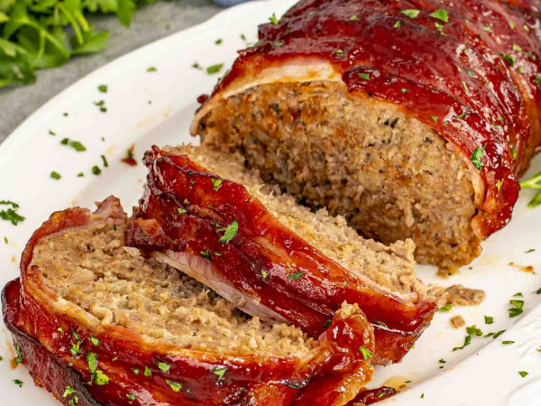 Sweet and Savory Bacon Meatloaf