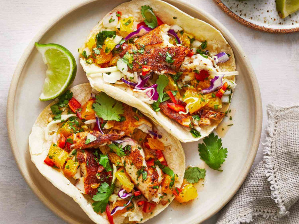 Blackened Fish Tacos with Tilapia