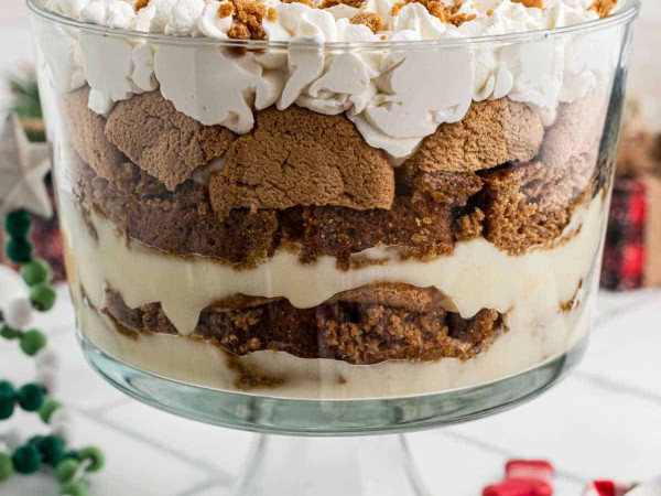 Butterscotch Gingerbread Trifle Delight