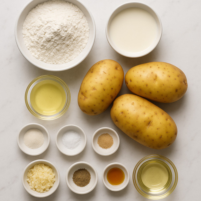 Flavorful Potato Bread ingredients