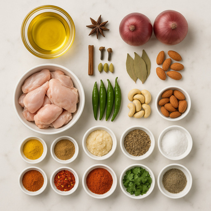 Regal Almond Curry Dish ingredients