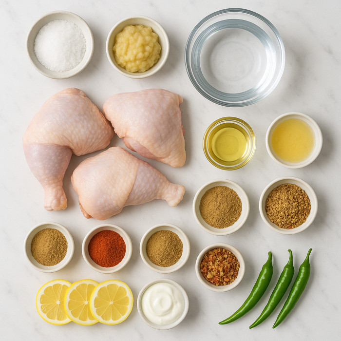 Roasted Chicken Dinner ingredients
