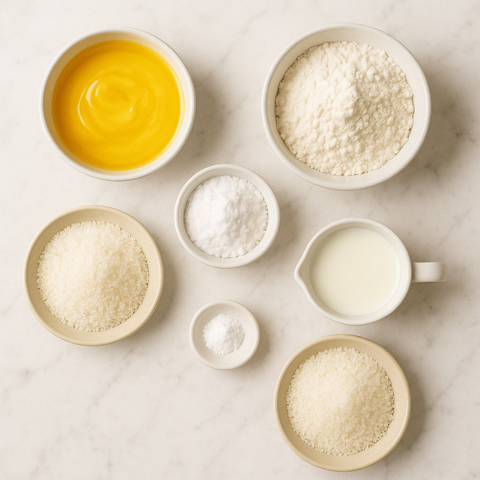 Coconut-Infused Biscuits ingredients