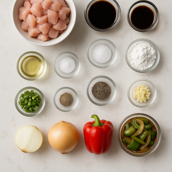 Zesty Black Pepper Chicken ingredients